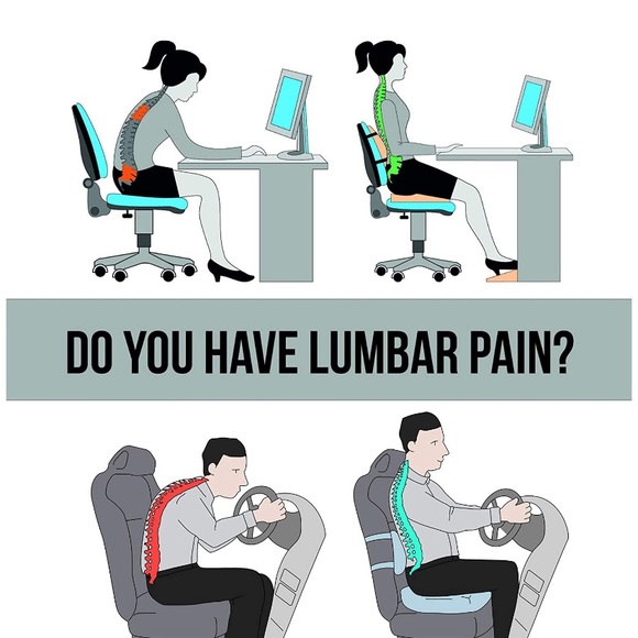 Seat Cushion Orthopedic Memory Foam Support Pillow - Picture 6 of 9